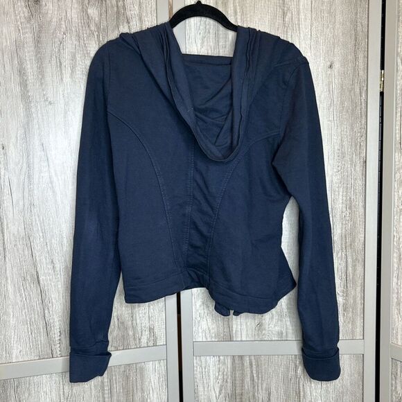 Prairie Underground Full Zip Sweatshirt Pockets Navy Blue Size L - Picture 7 of 7